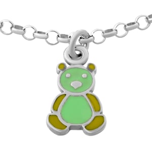 Orphelia 'Bear' Kinderarmband van 925 Zilver - Zilver ZA-7140