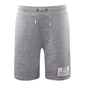 Weekend Offender Easy Fit Stretch Waist Grey Mens Shorts WOST002 GREY MARL