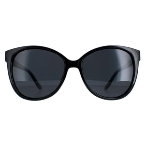Montana Cat Eye Dam Shiny Black Smoke Polarized MP74