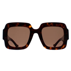 Gucci Square Womens Havana Brown GG1547S
