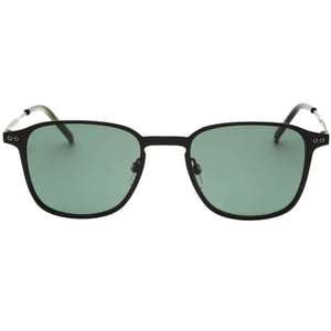 Tommy Hiliger Green Lens Matte Black Solglasögon