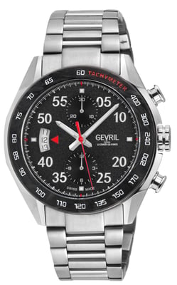 Gevril Ascari Chronograph 48310B Swiss Automatic Sellita SW500 Watch