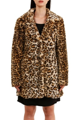 19V69 Italia Womens Jacket Multicolor Will Animal Print