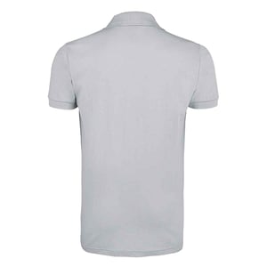 SOLS Heren Prime Pique Poloshirt met korte mouwen (Puur Grijs)