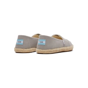 TOMS Alpargata Touw 100% Katoen Dames Espadrilles Drizzle Grijs