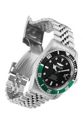 Invicta Pro Diver 29177 Heren Horloge - Automatisch Uurwerk - Roestvrij Staal met zwarte Wijzerplaat - 42mm