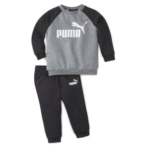 PUMA Baby Unisex Minicats Essentials Raglan Jogger Set