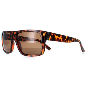 INVU Rectangle Mens Demi Tortoise Brown Brown Polarized B2130
