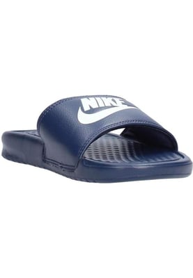 Nike Benassi Slip On Sliders in Midnght Navy