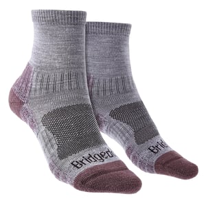 Bridgedale - Womens Hiking Merino Socks - Heather / Damson