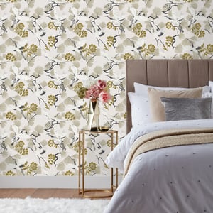 Demoiselle Botanical Printed Wallpaper