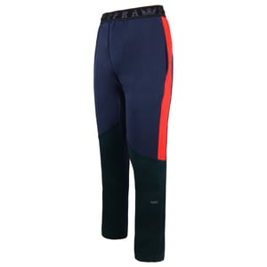 Supra Stretch Waist Graphic Logo Navy Green Mens Track Pants 102554 320