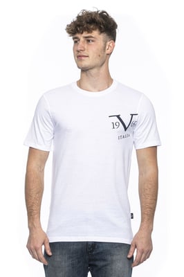 19V69 Italia Mens T-Shirt White Mike White