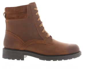 Clarks Womens Ankle Boots Discover Effortless Leather Zip brown