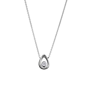 Orphelia 'Ellie' Dames 925 Sterling Zilveren Ketting - Zilver ZK-7485