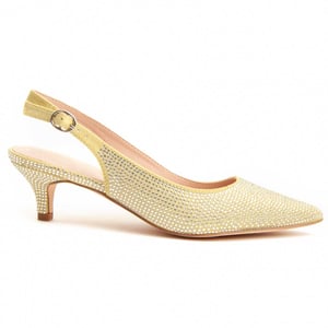 Montevita Heel Shoe Festshoe5 Yellow
