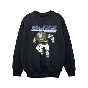 Disney Meisjes Lightyear Buzz Sprong naar Actie Sweatshirt (Zwart)