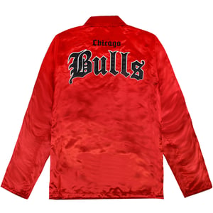 Mitchell & Ness Chicago Bulls NBA Old English Faded Satin Jacka