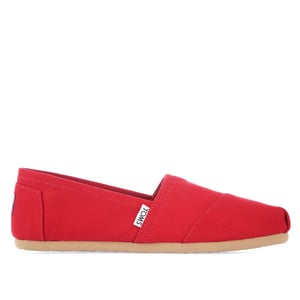 Toms Classics Canvas Pumps i rött för kvinnor