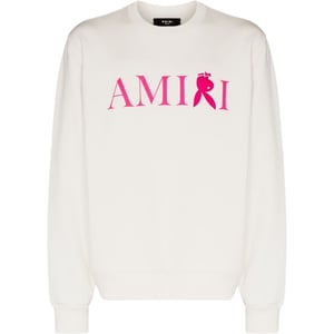 Amiri Reverse Bunny Logo Vit sweatshirt