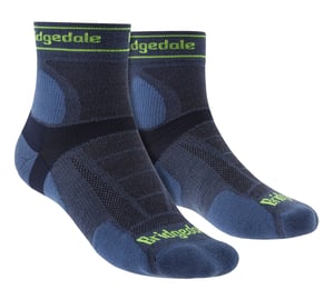 Bridgedale - Mens Running Ultralight Merino Sport Socks - Blue