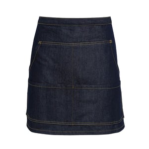 Premier Jeans Stitch Denim Waist Apron (Pack of 2) (Indigo Denim)