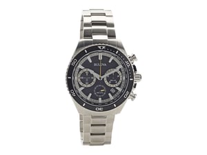 Bulova High Frequency Quartz Men's Silver Watch 98B298