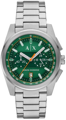Armani Exchange Parker Heren Zilveren Horloge AX2862