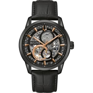 Bulova Sutton Automatic Heren Horloge Zwart 98A283