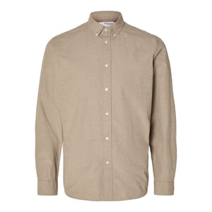 Selected Rick slim fit overhemd morel