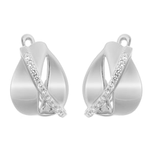 Orphelia 'Idia' Vrouwen 925 Sterling Zilveren Oorbellen - Zilver ZO-7086