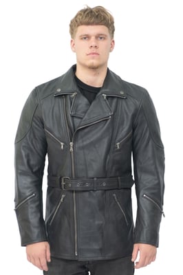CE Armor Bikerjack met kruisrits voor heren - Boedapest