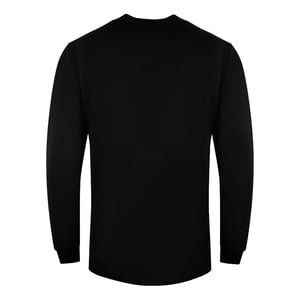 Cavalli Class Large Tiger Logo Design Black Sweatshirt