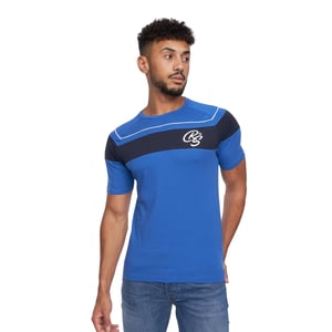 Crosshatch Heren Craftore T-Shirt (Blauw)