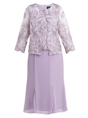 Nadine Midi Length Mock Jacket Dress