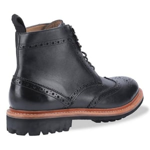 Cotswold Heren Rissington Commando Lace Up Leren Kleding Laars (Zwart)