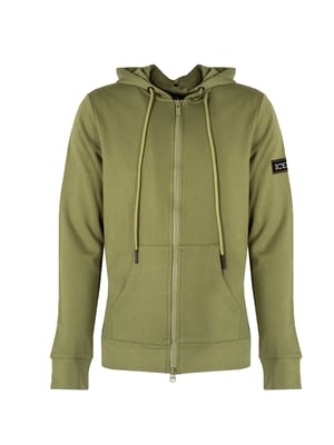 Iceberg Sweatshirt Hoodie Herr Grön