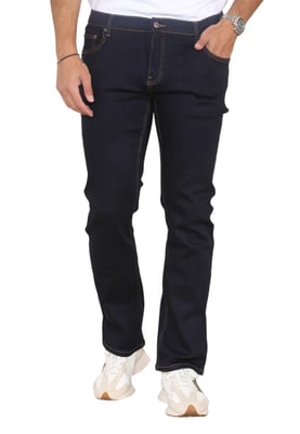 MYT Mens Straight Leg Jeans Hyper Stretch Denim in Indigo