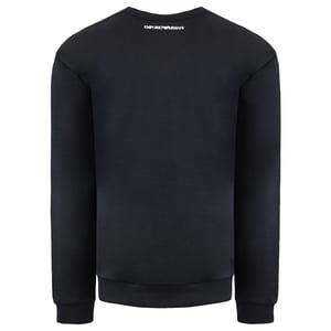 Emporio Armani Mens Washed Black Sweater