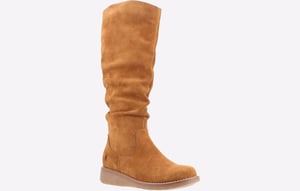 Hush Puppies Lucinda Suède Dames Laarzen In Het Tan