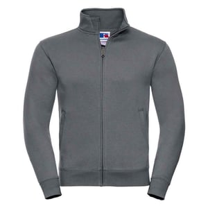 Russell Heren Authentiek Sweatjack (Convoy Grijs Effen)