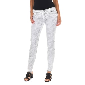 Lange broek met smal gesneden zomen 70DBF0585-R216 vrouw