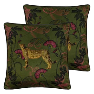 Tropica Cheetah Cushions (Twin Pack)