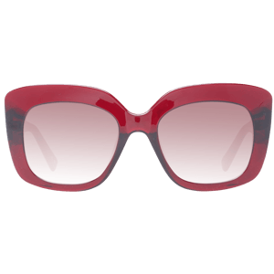 Ted Baker Cat Eye Womens Crystal Dark Red Brown Red Gradient TB1675 Hattie