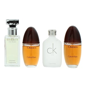 Calvin Klein Women Mini Gift Set 4 x 15ml - Obsession, CK One, Eternity