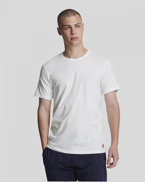 Lyle & Scott Basic 3-pack lounge T-shirt - wit