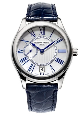 Frédérique Constant  Dames Horloge Blauw FC-318MPWN3B6