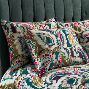 EW by Edinburgh Weavers Aretha Paisley Premium Cotton Sateen Pillowcase Pair