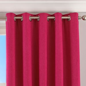 Twilight Blackout Eyelet Curtains in Pink