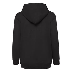 Fruit of the Loom Kinder/Kids Classic Full Zip Hoodie (Zwart)